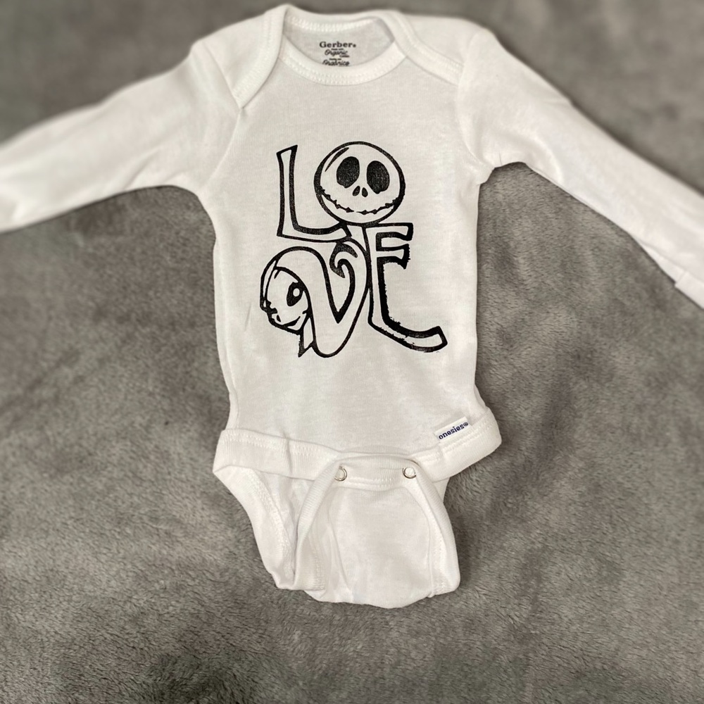 “Love” long sleeve onsie